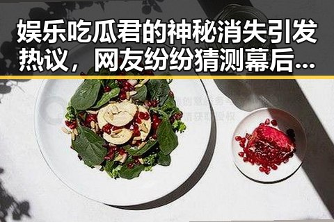 娱乐吃瓜君的神秘消失引发热议，网友纷纷猜测幕后真相